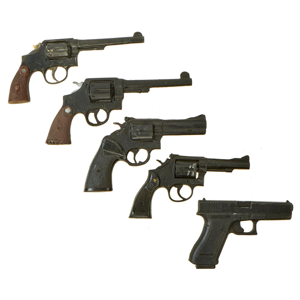 Original Hollywood Film Rubber Prop Pistols from Ellis Props & Graphics - 5 Items Original Items