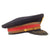 Original U.S. Pre Vietnam War Era Infantry and Artillery Officers’ Dress Blues Peaked VIsor - 2 Items Original Items