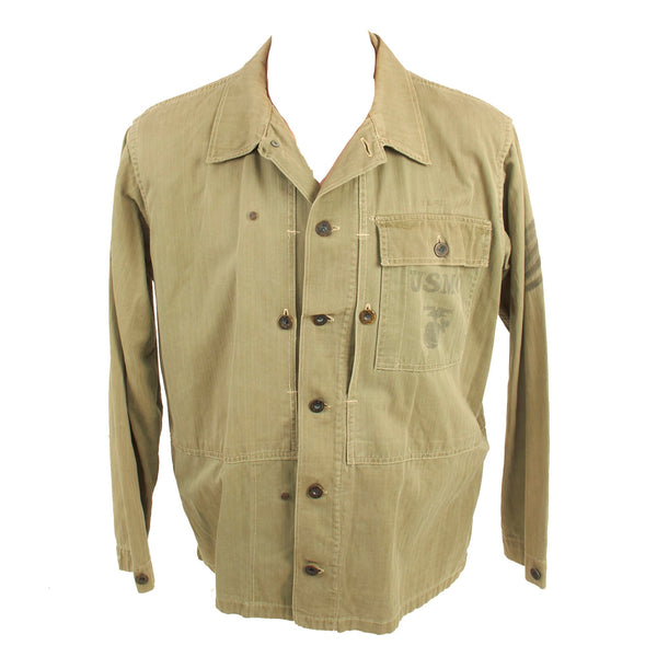 Original U.S. WWII Named US Marine Corps HBT Coveralls Tailored To “P4 ...