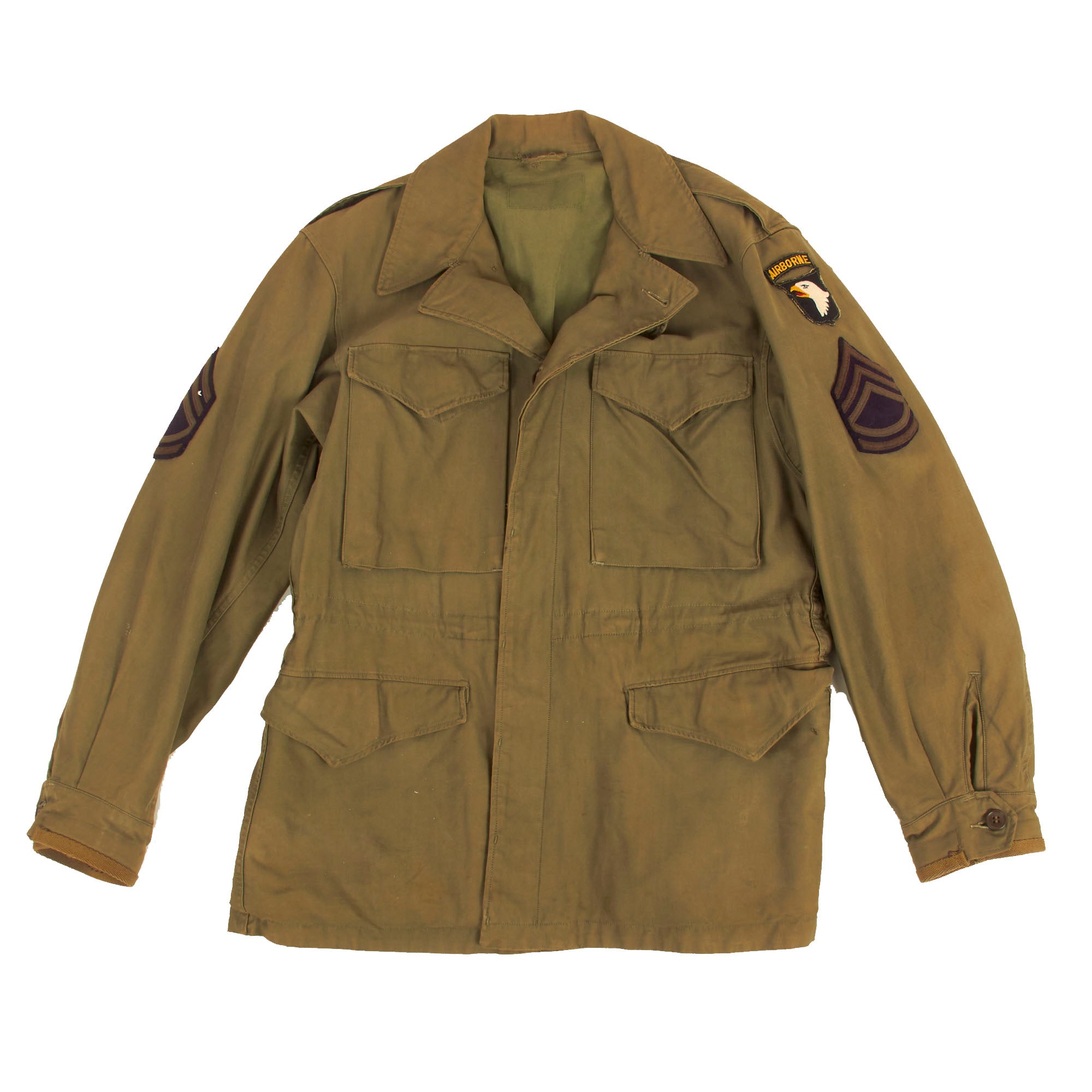 Original U.S. WWII 101st Airborne Division M-1943 M43 Field Jacket ...