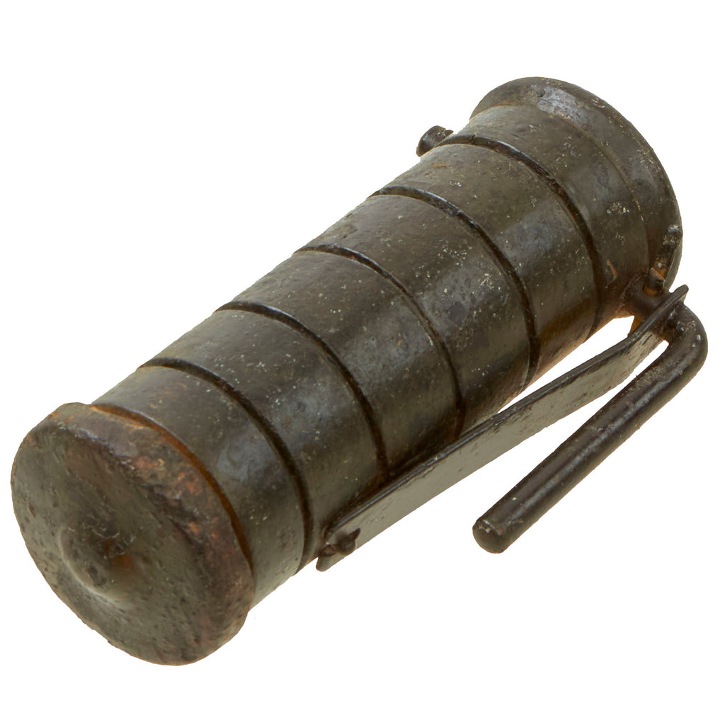 Original Austro-Hungarian WWI Swiss-made Inert Cylinder Hand Grenade - Zylindergranate Original Items