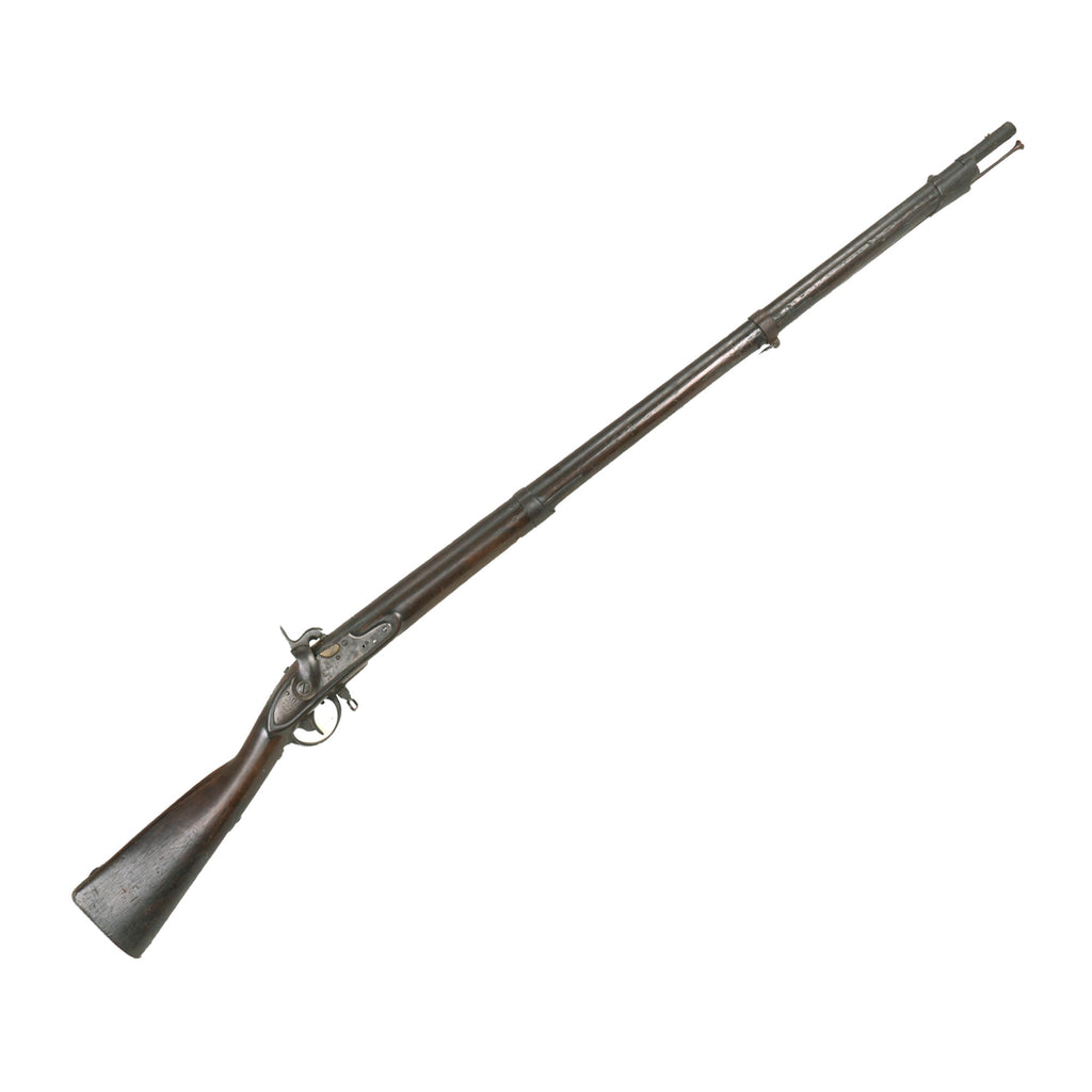 Original U.S. Springfield Model 1822 Cone in Barrel Percussion Converted Musket - Dated 1823 Original Items