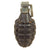 Original U.S. Pre-WWII Inert Early MkII Pineapple Grenade with Fuze - Black 1920s/30s Era Original Items