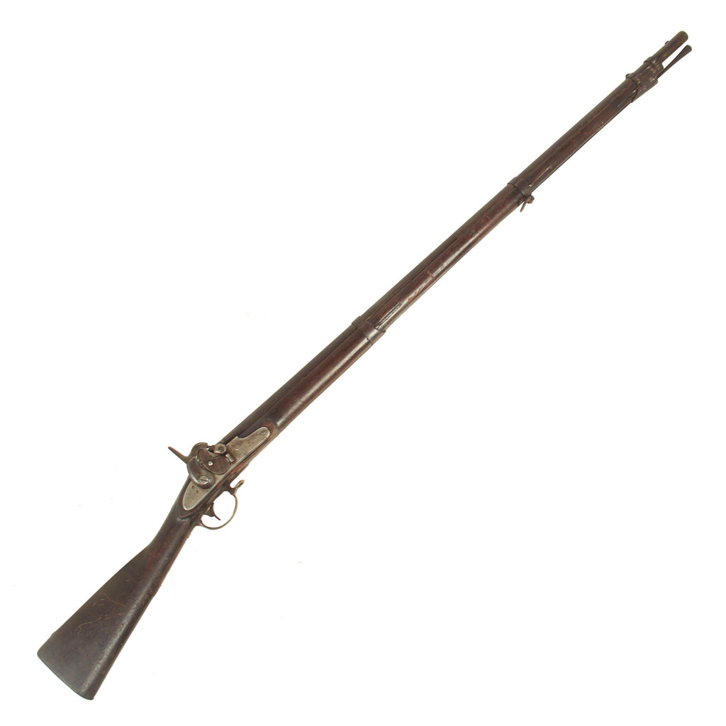 Original U.S. Civil War Remington-Maynard Tape Primer Percussion Converted M1835 Musket in "As Found" Condition - dated 1855 Original Items