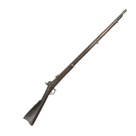 Original U.S. Civil War Springfield M1863 Percussion Rifle - Cut Down and Later Restored to Full Length for Display Only - Dated 1863