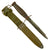 Original U.S. WWII M3 Fighting Knife by IMPERIAL Knife Co. with M8A1 Scabbard Original Items
