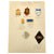 Original French First Indochina War Named Signals Corps Insignia, Photos and Document Grouping Original Items