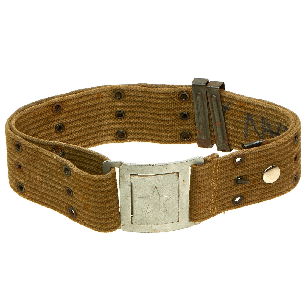 Original U.S. Vietnam War North Vietnamese Army NVA Waist Belt with Steel Buckle Original Items