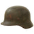 Original German WWII Army Heer M40 Former Single Decal Steel Helmet with Torn 57cm Liner - Q64 Original Items