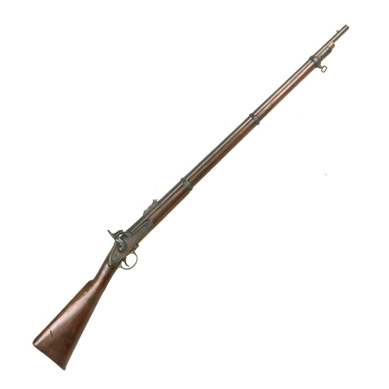 Original U.S. Civil War Era 2nd Model P-1853 Enfield Three Band Percussion Commercial Export Rifle by W. Greener