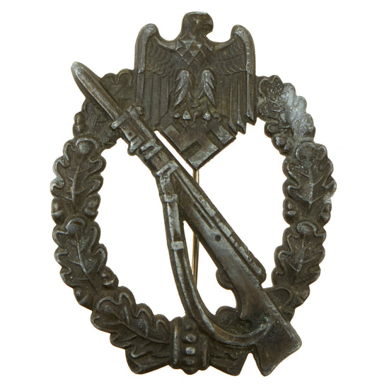 Original German WWII Silver Grade Infantry Assault Badge by Josef Feix & Söhne of Gablonz Original Items