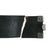 Original German WWII Police Black Preßstoff Belt with Pebbled Aluminum EM/NCO Buckle - Belt Torn Through