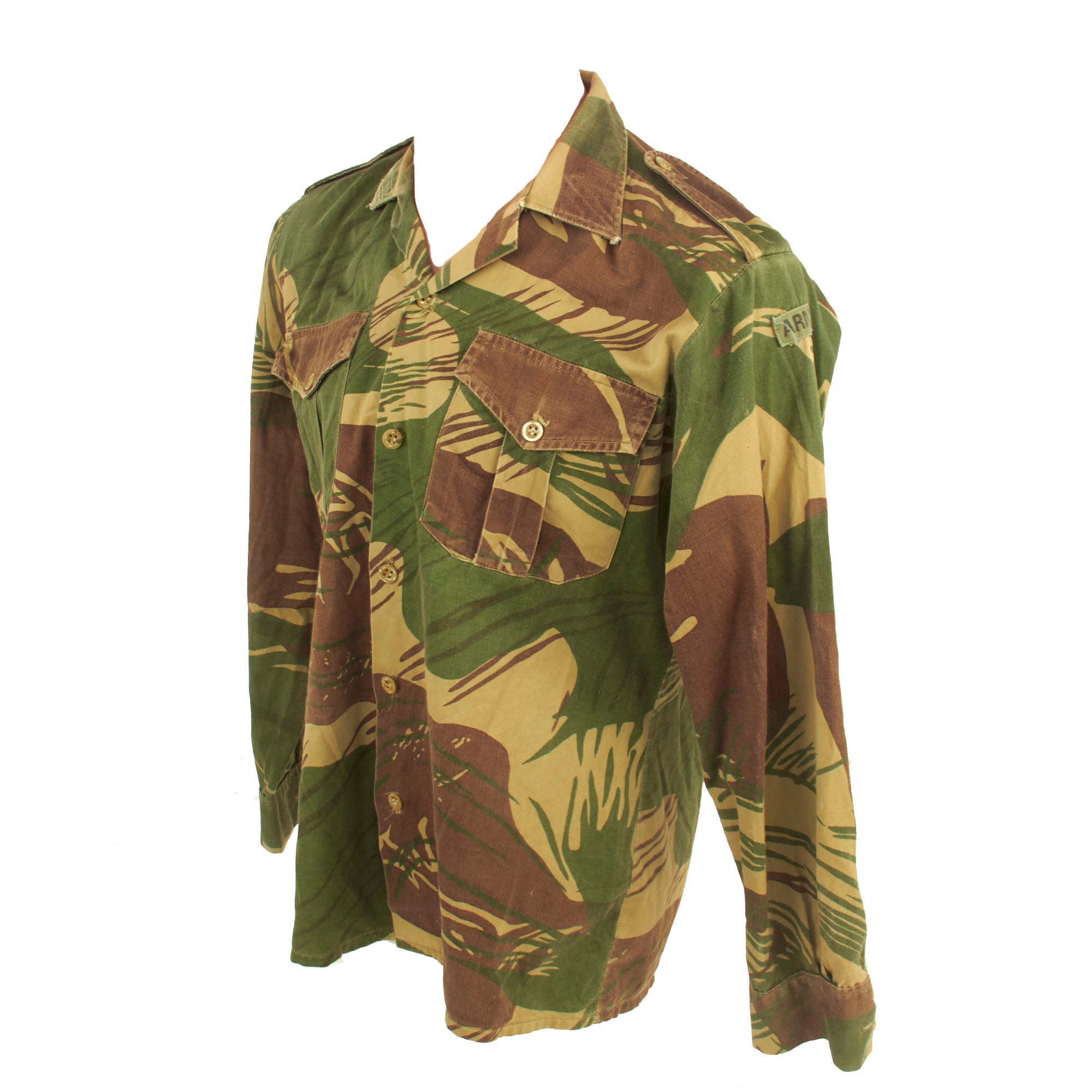 Rhodesian Army Brushstroke Camouflage Shirt by Statesman