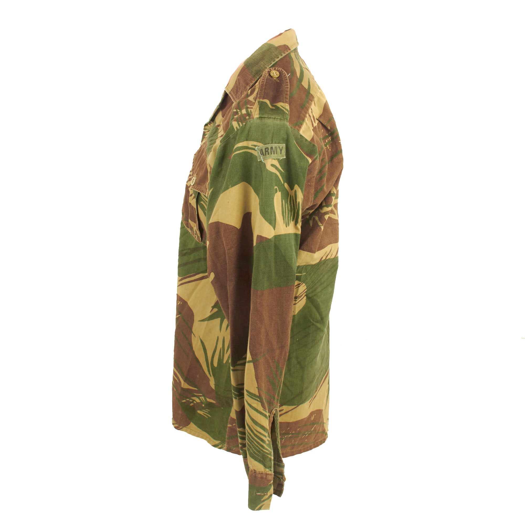 Rhodesian Army Brushstroke Camouflage Shirt-by Statesman