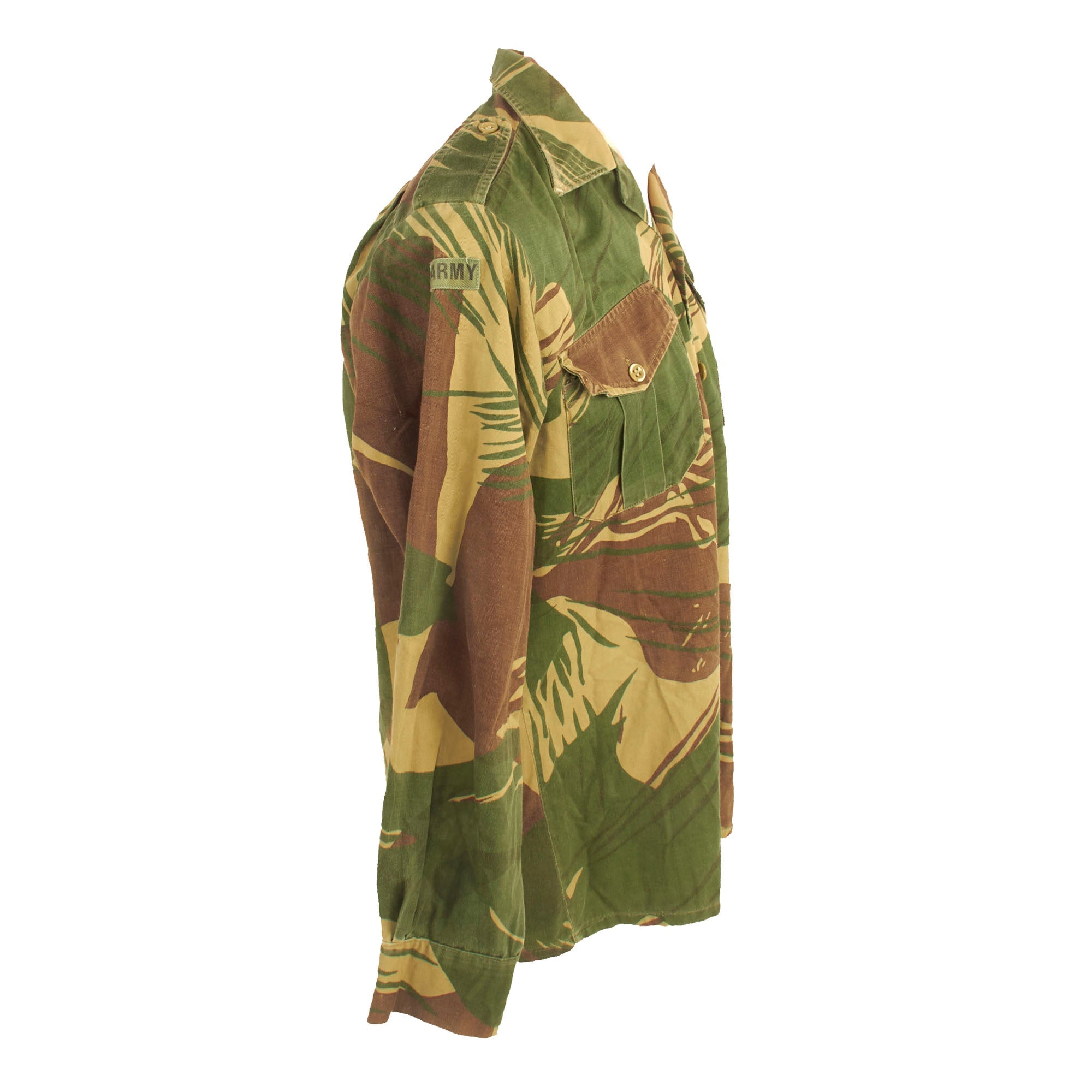 Rhodesian Army Brushstroke Camouflage Shirt-by Statesman