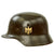 Original German WWII Army Heer M35 Double Decal Helmet with 1939 Dated 57cm Liner & Dome Stamp - NS64 Original Items