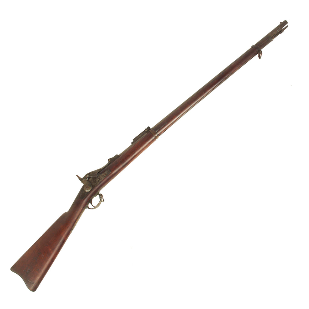 Original U.S. Springfield Trapdoor Model 1884 Round Rod Bayonet Rifle made in 1888 - Serial 413358 Original Items