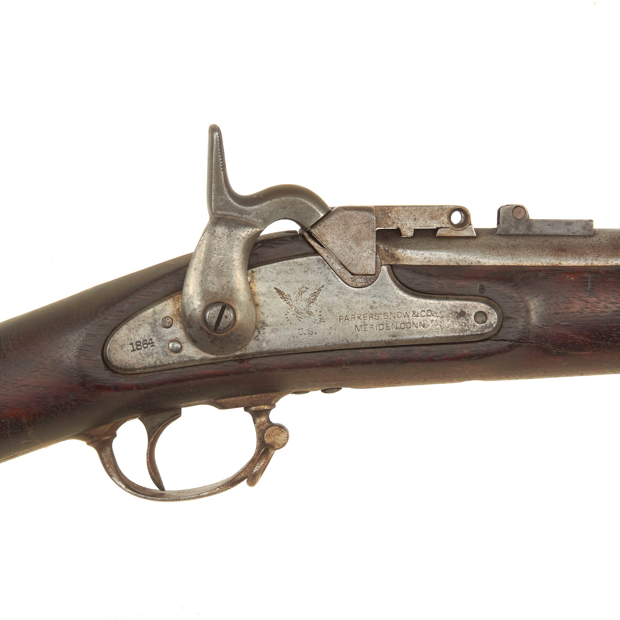 Original U.S. Civil War Springfield M1861 Converted to Miller Breechlo ...