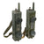 Original U.S. WWII Set of Handie Talkie SCR-536 Radio Transceivers with Original Straps - Set of BC-611-C & BC-611-F