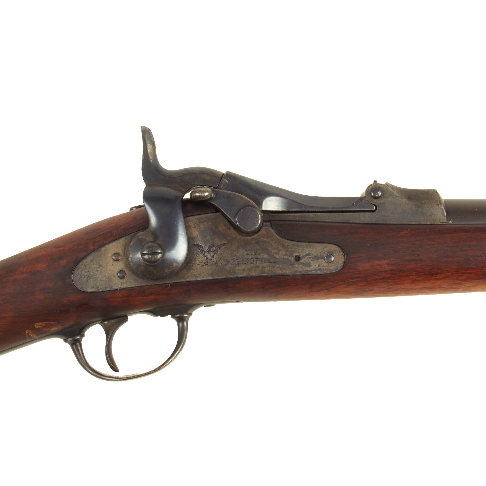 Original U.S. Springfield Trapdoor Model 1873 Saddle Ring Carbine seri ...