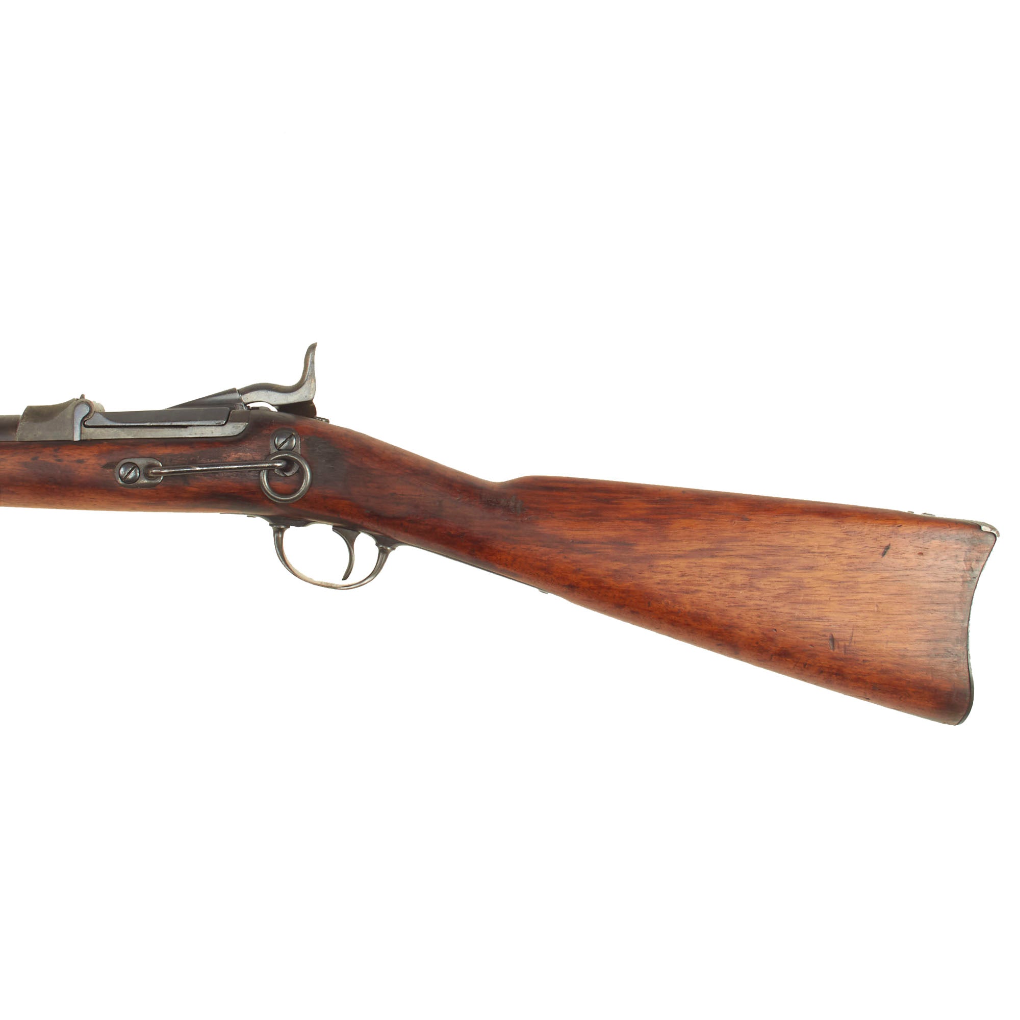 Original U.S. Springfield Trapdoor Model 1873 Saddle Ring Carbine seri ...