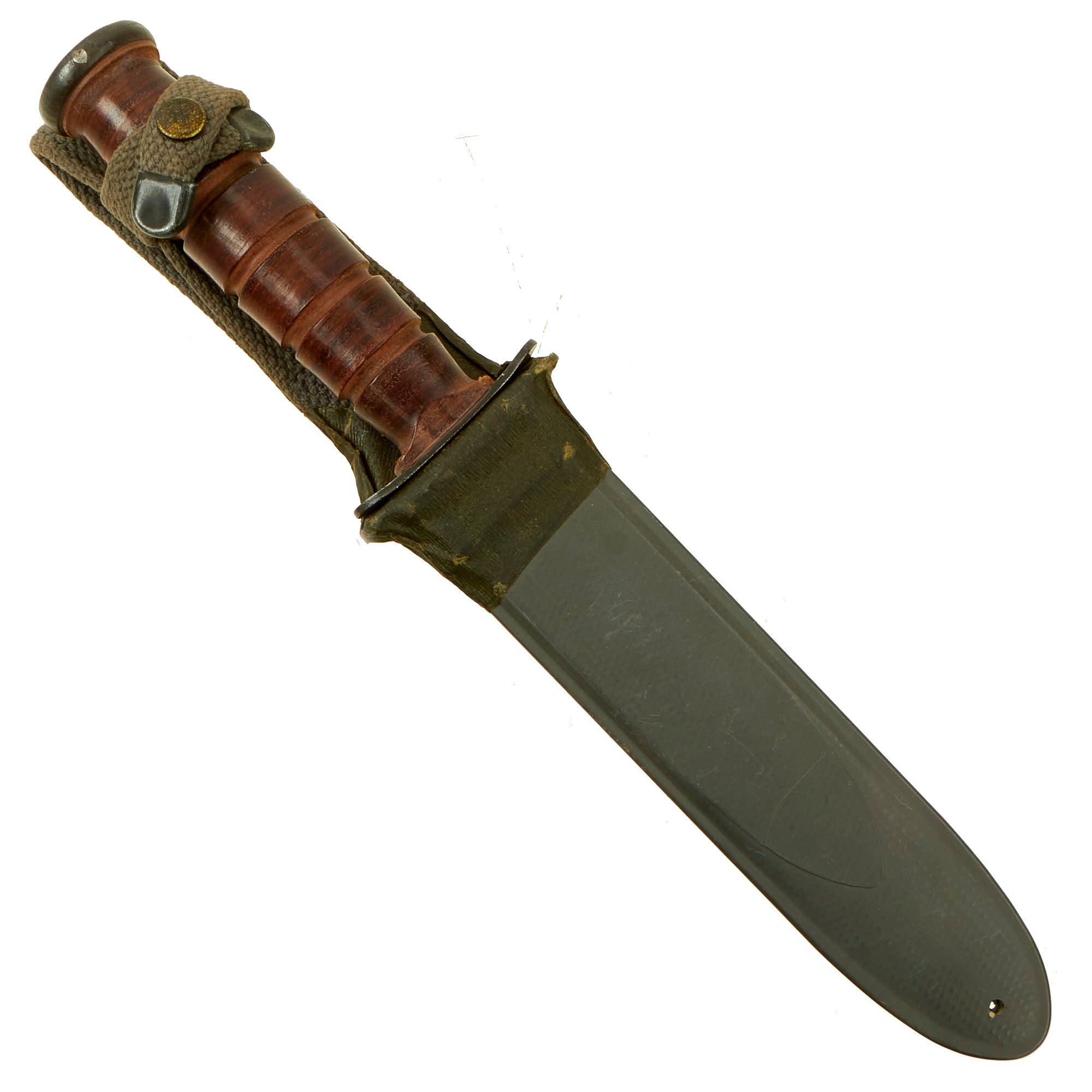 Original U.S. WWII Navy Mark 2 KA-BAR Fighting Knife by CAMILLUS with –  International Military Antiques