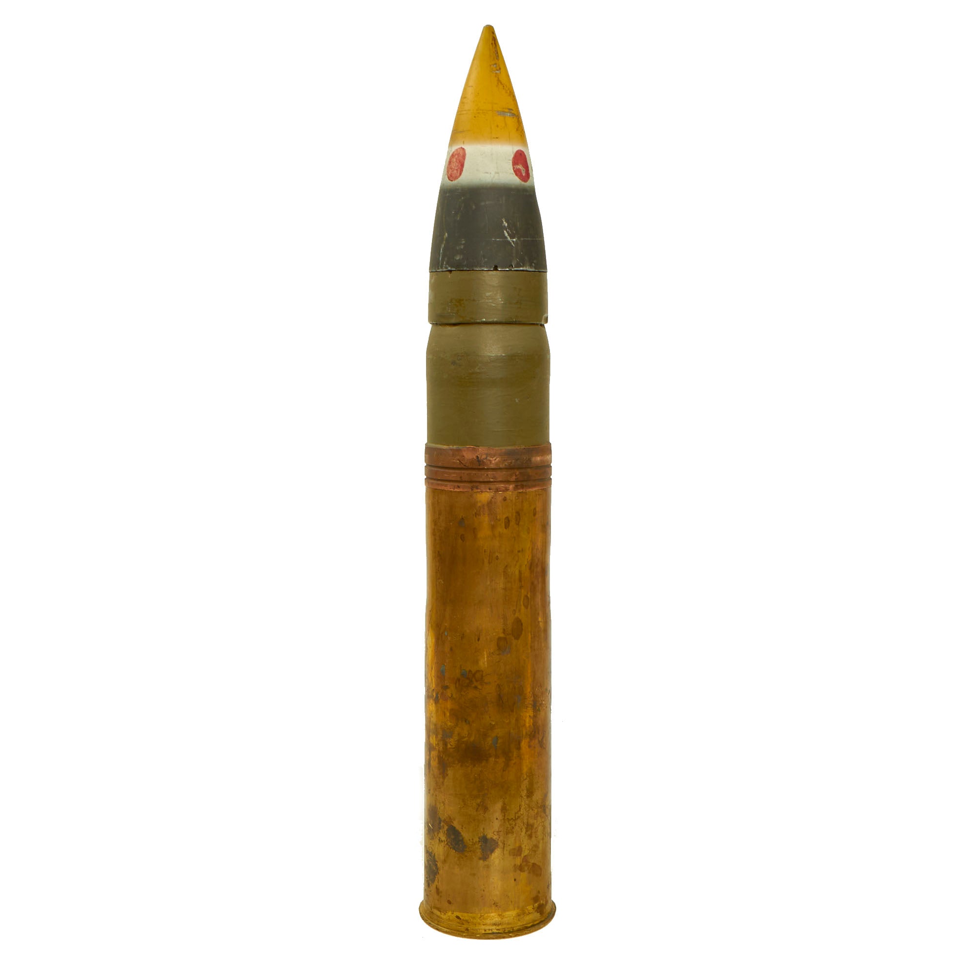 Original U.S. WWII Inert 1942 Dated 75mm M5A1 Armor Piercing Mk 29 Mod ...