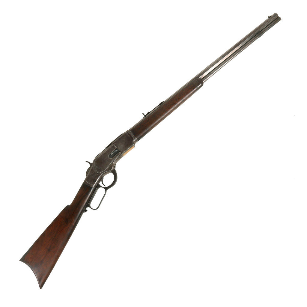 Original U.S. Winchester Model 1873 .32-20 Repeating Rifle with Octagonal Barrel made in 1889 - Serial 290160B Original Items