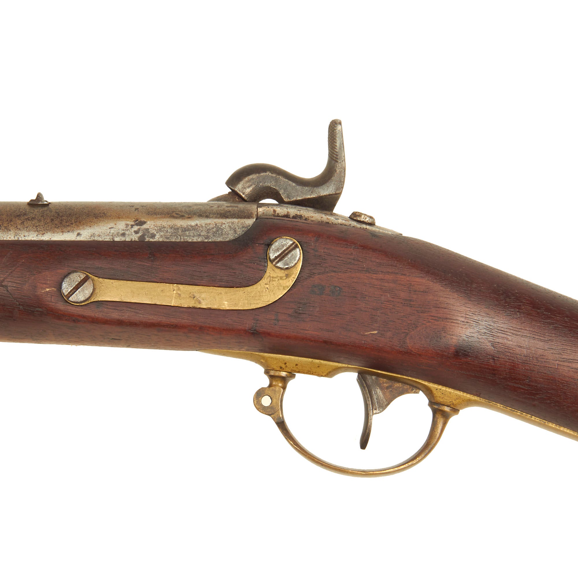 Original U.S. Civil War .58 Minié Conversion M1841 Mississippi Rifle b ...