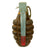 Original U.S. WWII Inert MkII Pineapple Grenade with Yellow Ring & Post Korean War Era M205A2 Fuze Original Items