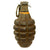 Original U.S. WWII Inert MkII Pineapple Grenade with Yellow Ring & Post Korean War Era M205A2 Fuze Original Items