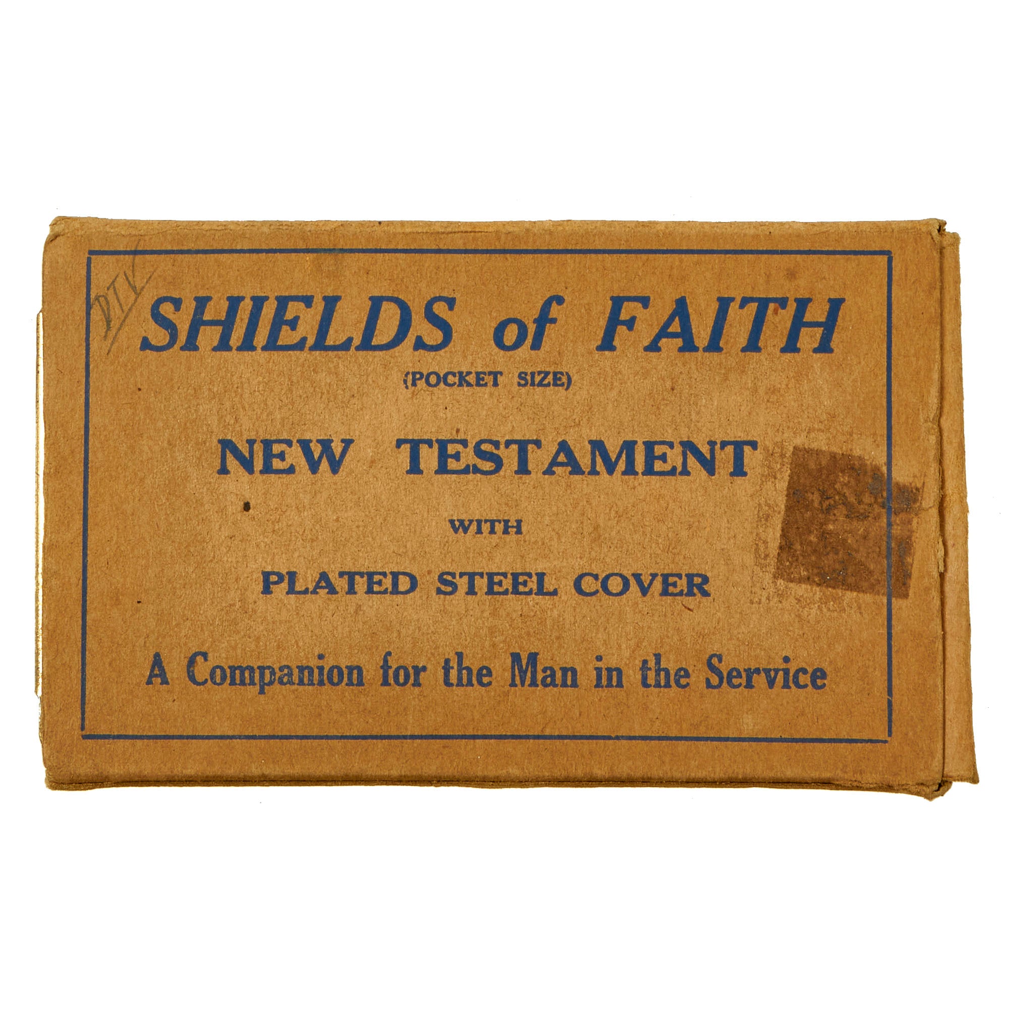 Original U.S. WWII Era Shields of Faith “To My Loved One” New