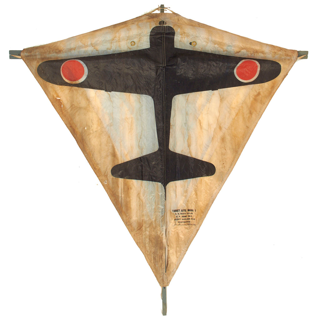 Original WWII U.S. Navy Target Kite Mark 1 by the Spalding Brothers - Japanese Zero Original Items