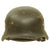 Original German WWII Luftwaffe Police Double Decal M40 Helmet with 57cm Liner & Chinstrap - marked Q64 Original Items