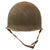 Original U.S. WWII 1943 McCord M1 Front Seam Fixed Bale Helmet with Marine Named Firestone Liner - Roy F. Ricker