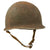 Original U.S. WWII 1943 McCord M1 Front Seam Fixed Bale Helmet with Marine Named Firestone Liner - Roy F. Ricker