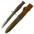 Original U.S. WWII Blade Marked Second Pattern M3 Fighting Knife by Imperial Knife Co. with Updated M8 Scabbard