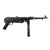 Original German WWII 1943 Dated MP 40 Display Gun by ERMA with Recoil Assembly & Magazine - Partial Matching Serial 5569n Original Items