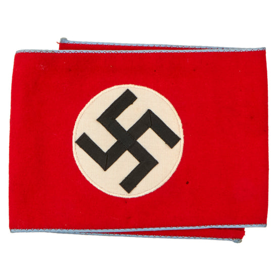Original German WWII NSDAP Ortsgruppe Politisches Leiter Anwärter Armband - Local Political Group Leader Candidate Original Items