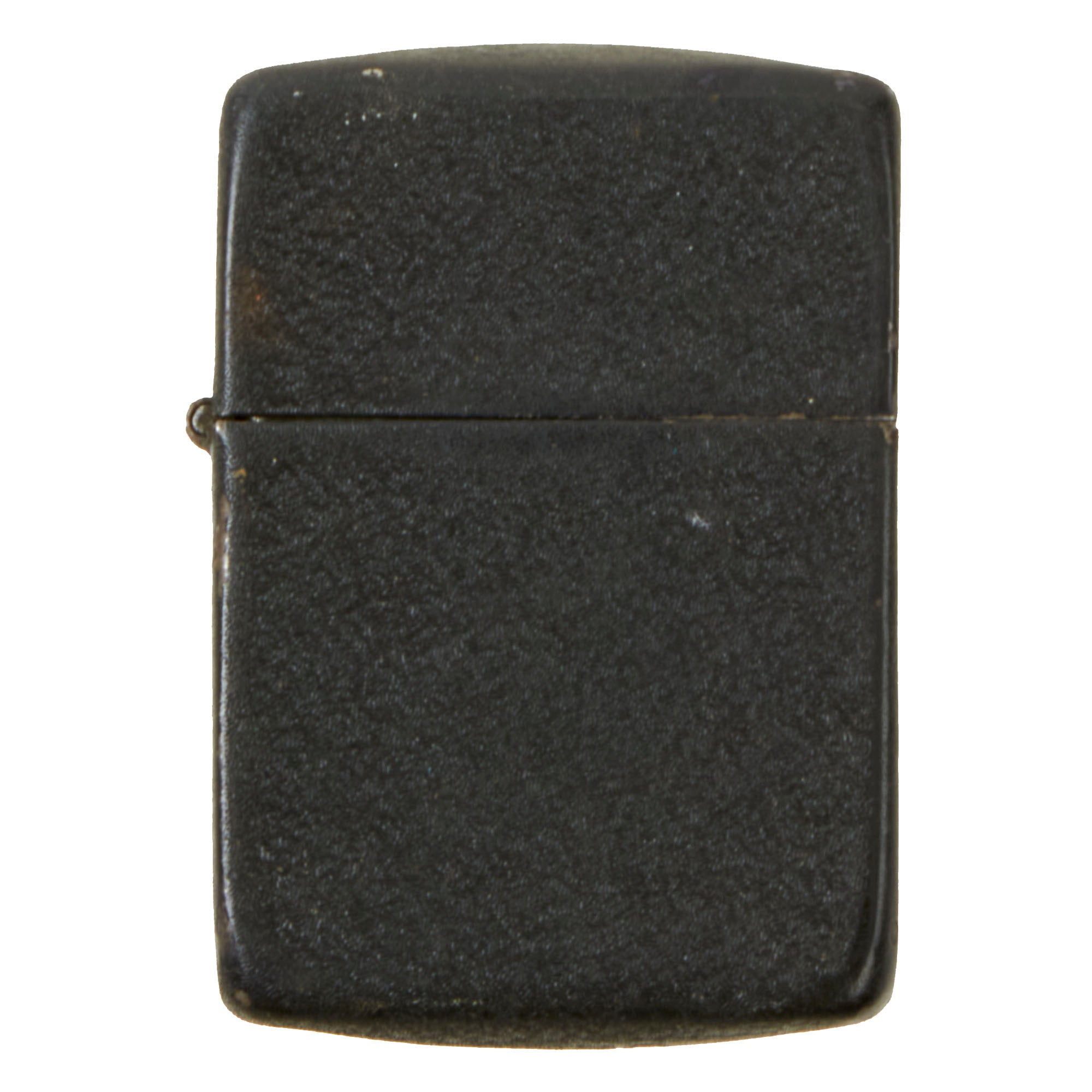 Original U.S. WWII Black Crackle Zippo Lighter in Excellent 