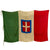 Original Italian WWII Large Kingdom of Italy Flag With Savoy Coat of Arms - 58” x 90” Original Items