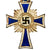 Original German WWII Silver 2nd Class Mother’s Cross for 6-7 Children with Ribbon Original Items