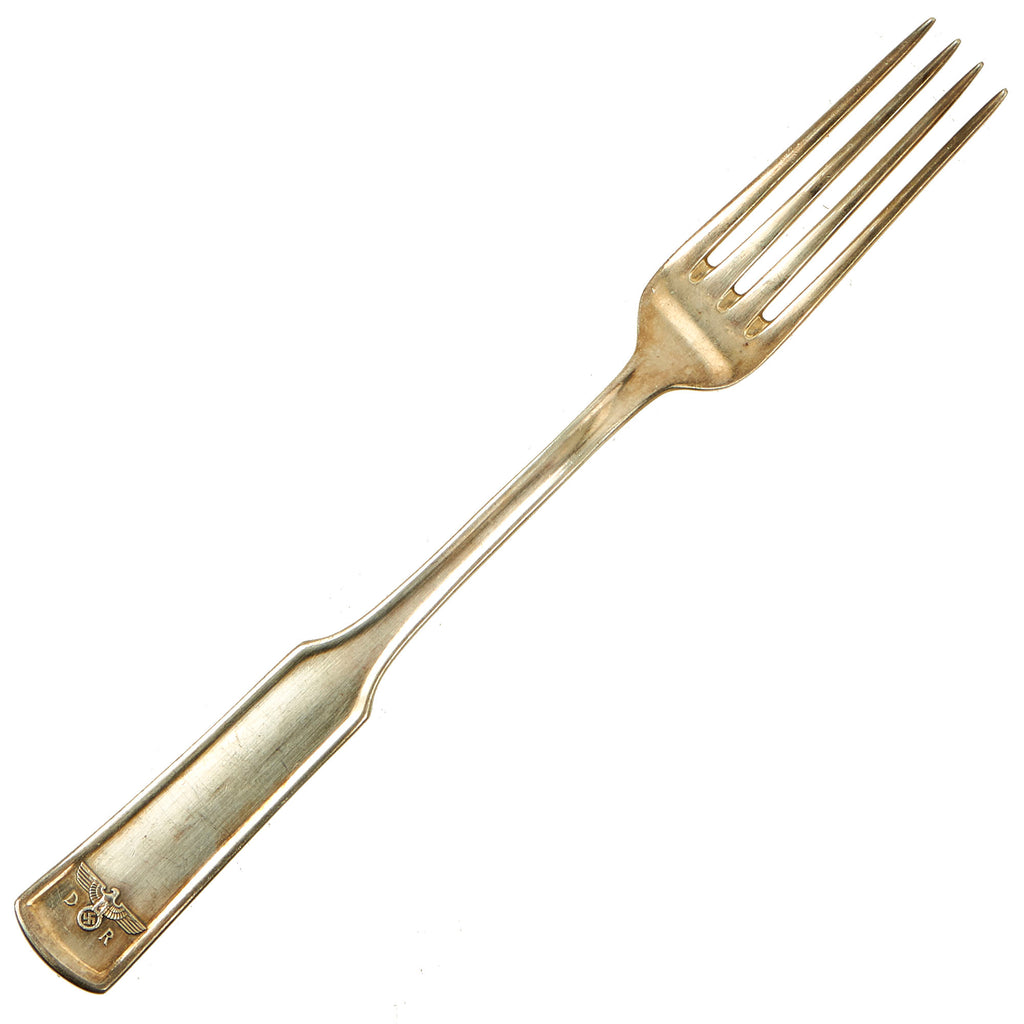 Original Rare German WWII Silver Dinner Fork from Reichsmarschall Hermann Göring's Deutsches Reichsbahn Dining Car Original Items