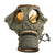 Original Imperial German WWI Gummimaske GM-15 Rubberized Gas Mask with 1918 Dated Filter & Can Original Items