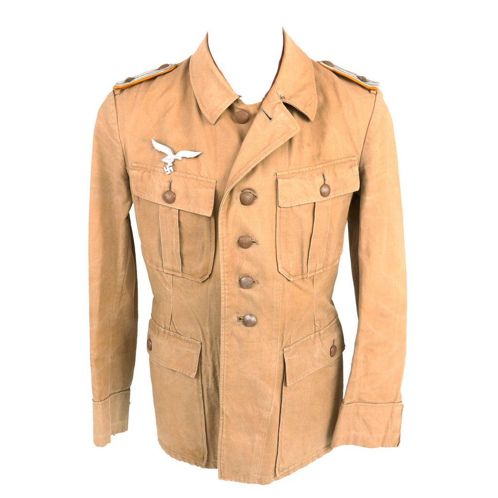Copy of Original German WWII Afrika Korps Luftwaffe Officer Tropical Uniform Original Items