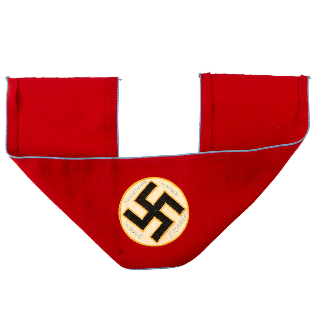 Original German WWII USGI Bring Back NSDAP Local Group Political Leader Candidate Armband - Captured in France 1944 Original Items