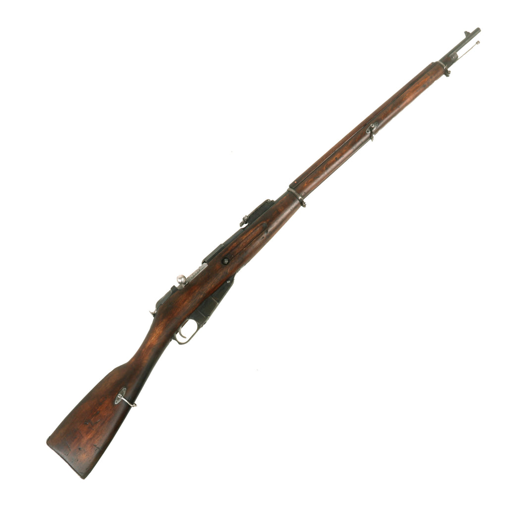 Original Antique Finnish Captured Mosin-Nagant M/91 Infantry Rifle by Sestroretsk Arsenal Serial 39887 - dated 1898 Original Items