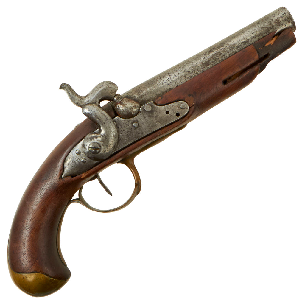 Original European Continental Flintlock Pistol Converted to Percussion - Circa 1800 Original Items