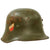 Original German WWII Austrian M17 Transitional Heer Army Double Decal Helmet Replaced Period Relic Liner & Chinstrap Original Items