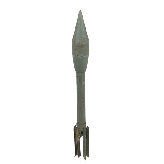 Original U.S. WWII M7A1 Anti-Tank Practice Rocket for the M1 and M1A1 2.36 Inch Bazooka Launcher - Inert